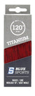 Titanium Laces Waxed Red